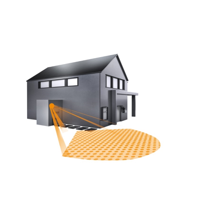 STEINEL 608811 - Sensor infrarrojo exterior IS 140-2 negro IP54