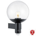 Steinel 611019 - Lámpara de exterior con sensor L 400 1xE27/60W/230V IP44 negro