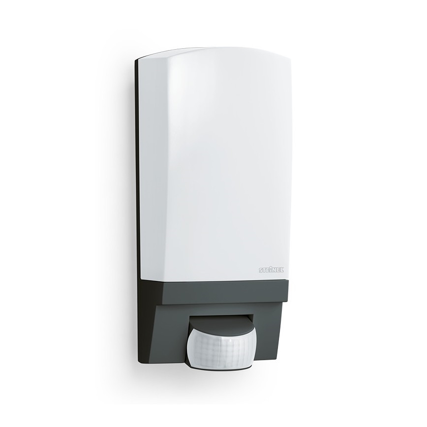 STEINEL 650612 - L1 Lámpara de exterior con sensor negro/blanco IP44