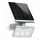 STEINEL 671013 - Proyector solar LED XSolar L-S 1,2W/LED plata IP44 2500 mAh