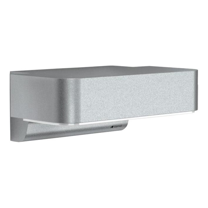 STEINEL 87555 - Aplique LED de exterior con sensor L 800 SC LED/7,5W/230V IP44 plata