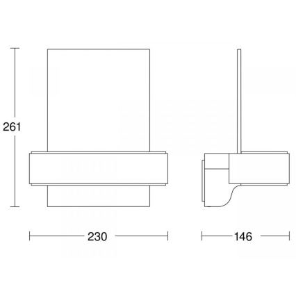 STEINEL 87579 - Número de casa LED con sensor L 820 SC LED/9,8W/230V IP44