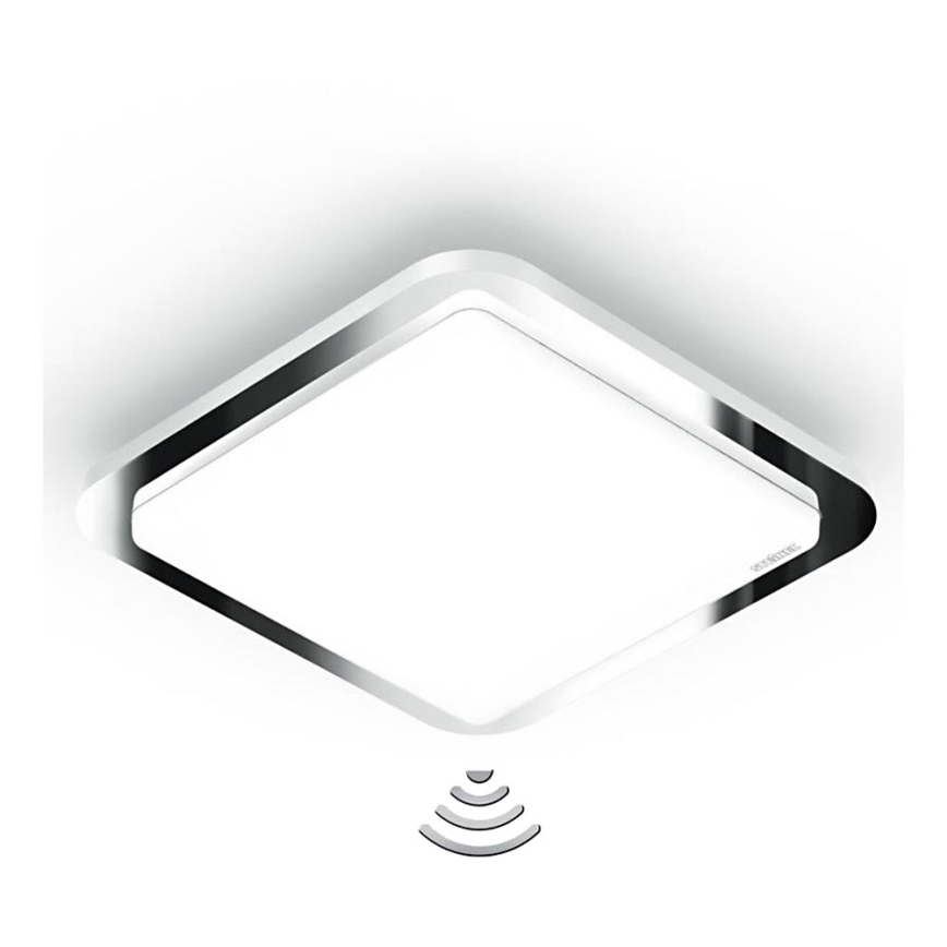 STEINEL st007911 - Plafón LED con sensor RS LED D1 LED/11W/230V cromo brillante