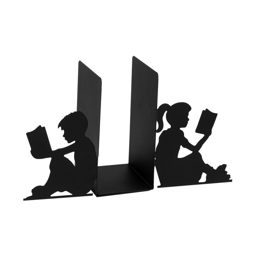 Sujeta-libros 22x40,5 cm negro