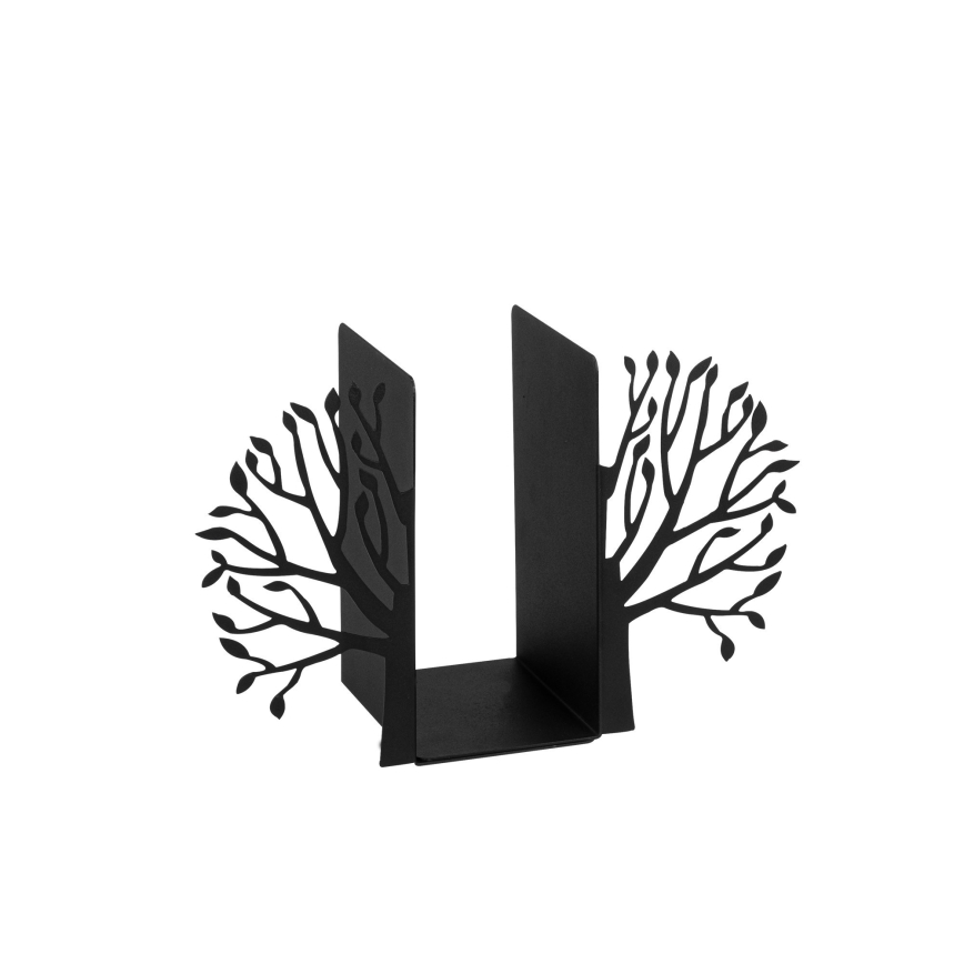 Sujeta-libros 22x44 cm negro