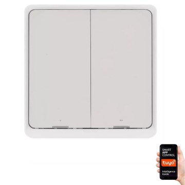 Switch 2 botones GoSmart Tuya blanco