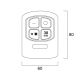 Sylvania - Aplique LED Regulable SENSE LED/0,6W/4,5V + CR