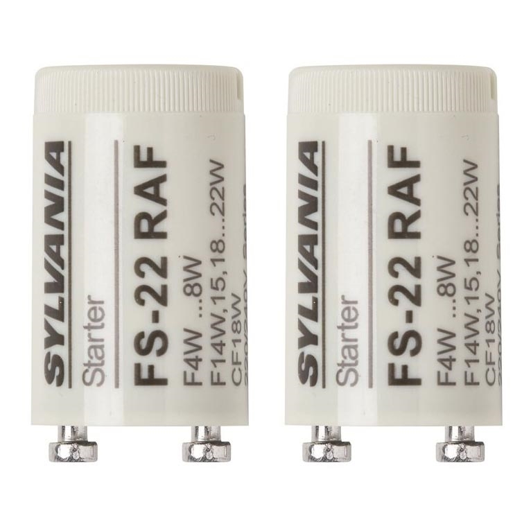 Sylvania - SET 2x Arrancador fluorescente 4-22W