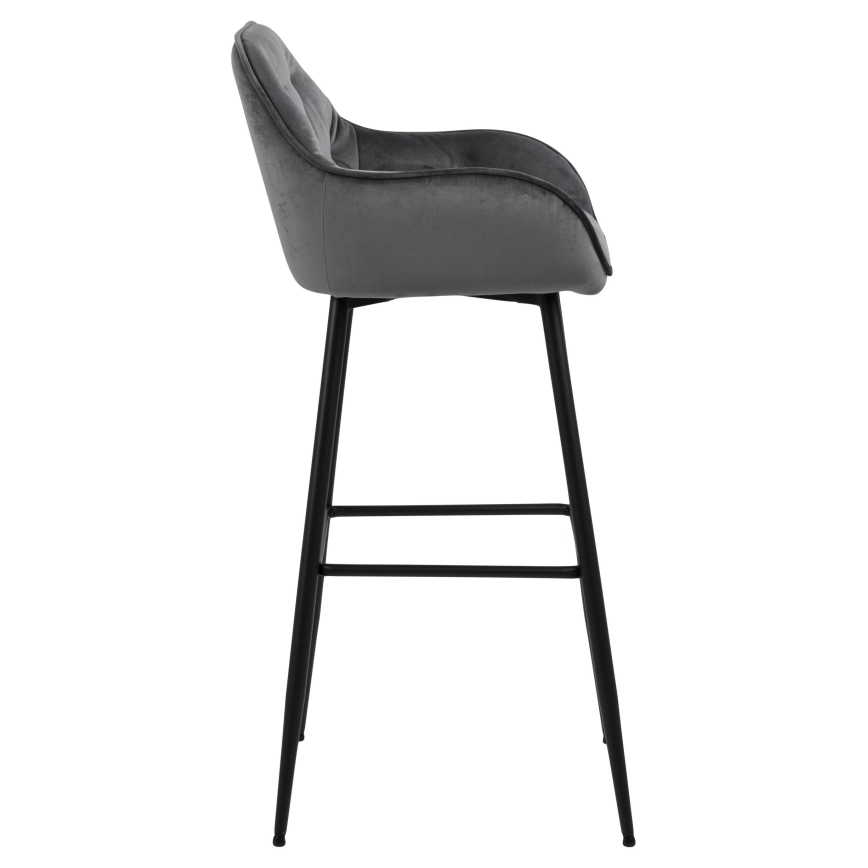 Taburete AYLIN 1 pz gris oscuro
