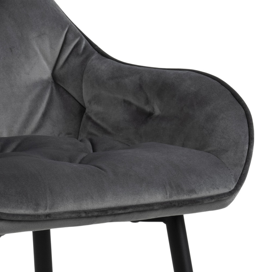 Taburete AYLIN 1 pz gris oscuro