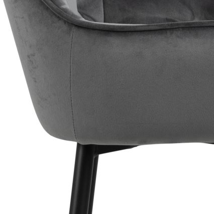 Taburete AYLIN 1 pz gris oscuro
