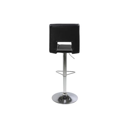 Taburete SERENA 1 pz negro/cromo mate