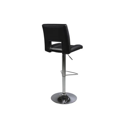 Taburete SERENA 1 pz negro/cromo mate