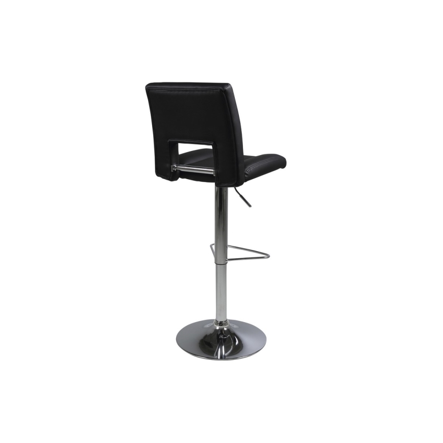 Taburete SERENA 1 pz negro/cromo mate