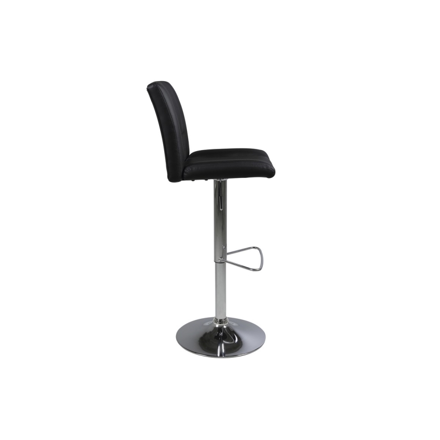Taburete SERENA 1 pz negro/cromo mate