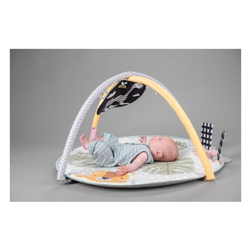 Taf Toys - Alfombra de juego infantil con trapecio sabana
