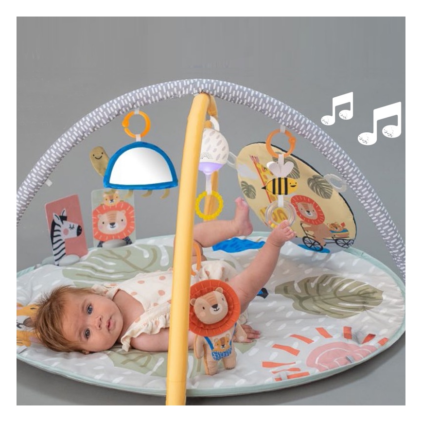 Taf Toys - Alfombra de juego infantil con trapecio sabana