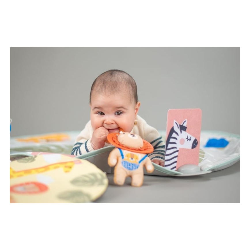 Taf Toys - Alfombra de juego infantil con trapecio sabana