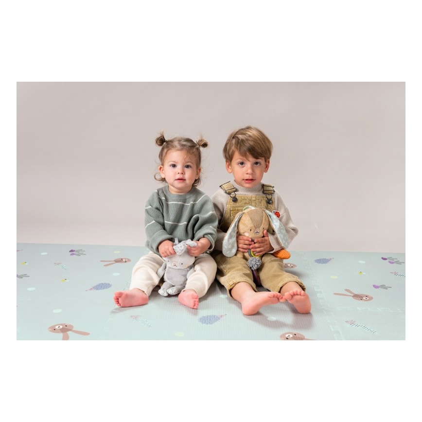 Taf Toys - Alfombra de juego infantil XL Puzzle Garden
