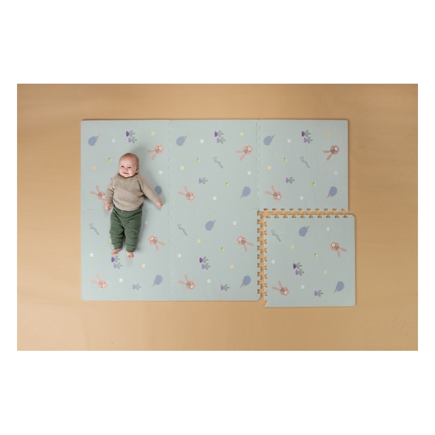 Taf Toys - Alfombra de juego infantil XL Puzzle Garden
