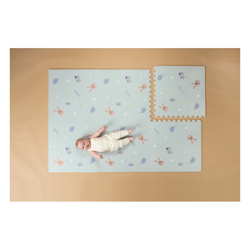 Taf Toys - Alfombra de juego infantil XL Puzzle Garden