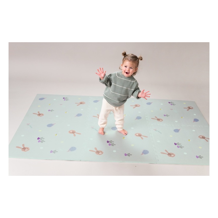 Taf Toys - Alfombra de juego infantil XL Puzzle Garden