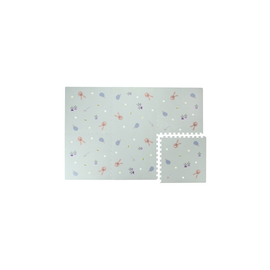 Taf Toys - Alfombra de juego infantil XL Puzzle Garden
