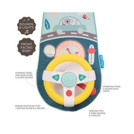 Taf Toys - Juguete de volante para coche Koala 2xAA