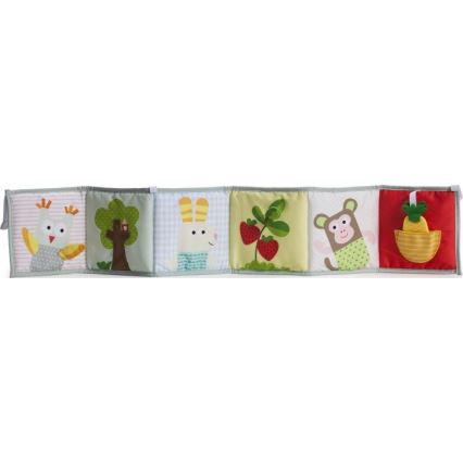 Taf Toys - Libro textil infantil 3en1 animales