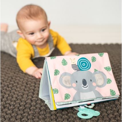 Taf Toys - Libro textil infantil con koala espejo