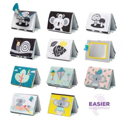 Taf Toys - Libro textil infantil con koala espejo