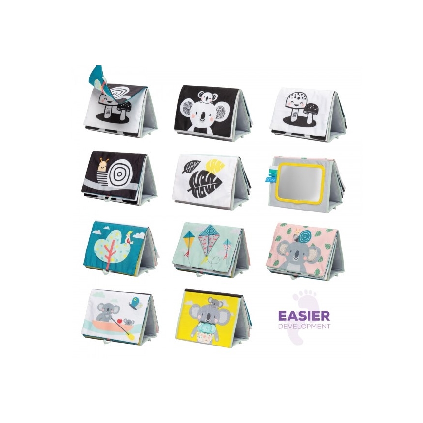 Taf Toys - Libro textil infantil con koala espejo