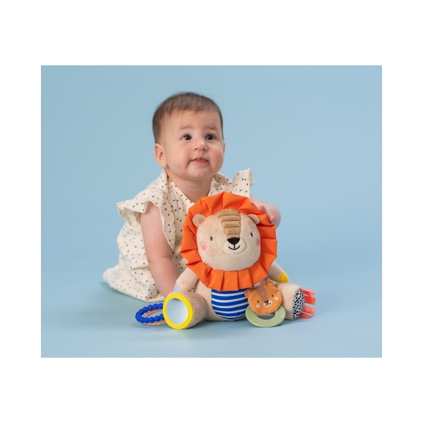 Taf Toys - Peluche con mordedor 25 cm león
