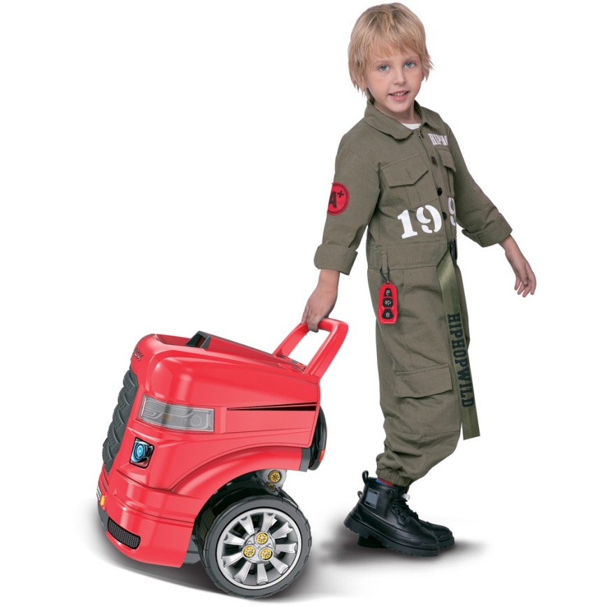 Taller de coches para niños rojo