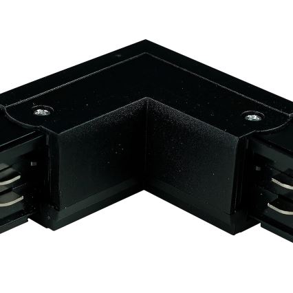 Tapa de extremo del sistema de riel trifásico TRACER cuadrado negro