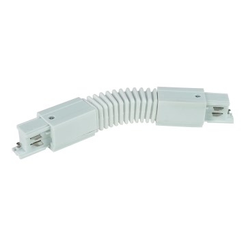 Tapa de extremo del sistema de riel trifásico TRACER flexible blanco