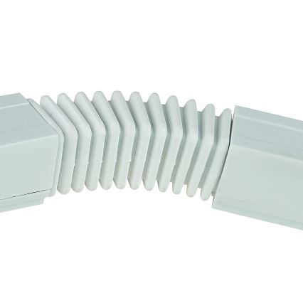 Tapa de extremo del sistema de riel trifásico TRACER flexible blanco