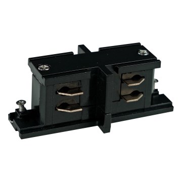 Tapa de extremo del sistema de riel trifásico TRACER recto negro