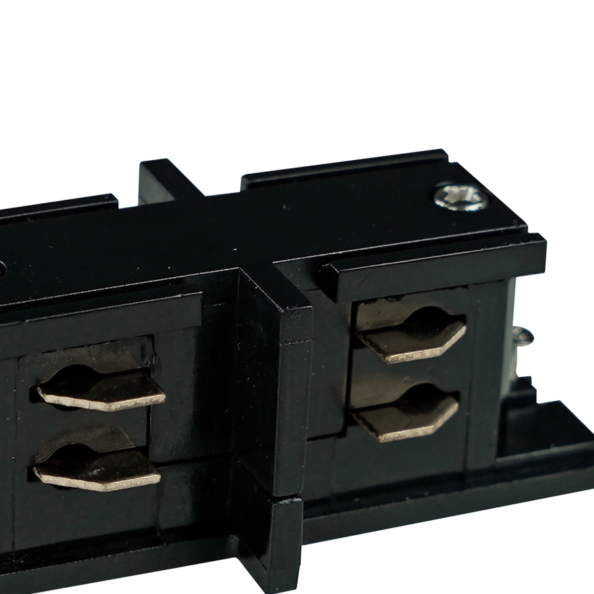 Tapa de extremo del sistema de riel trifásico TRACER recto negro