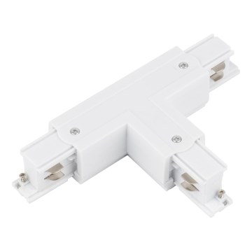 Tapa de extremo del sistema de riel trifásico TRACER T - Conector blanco