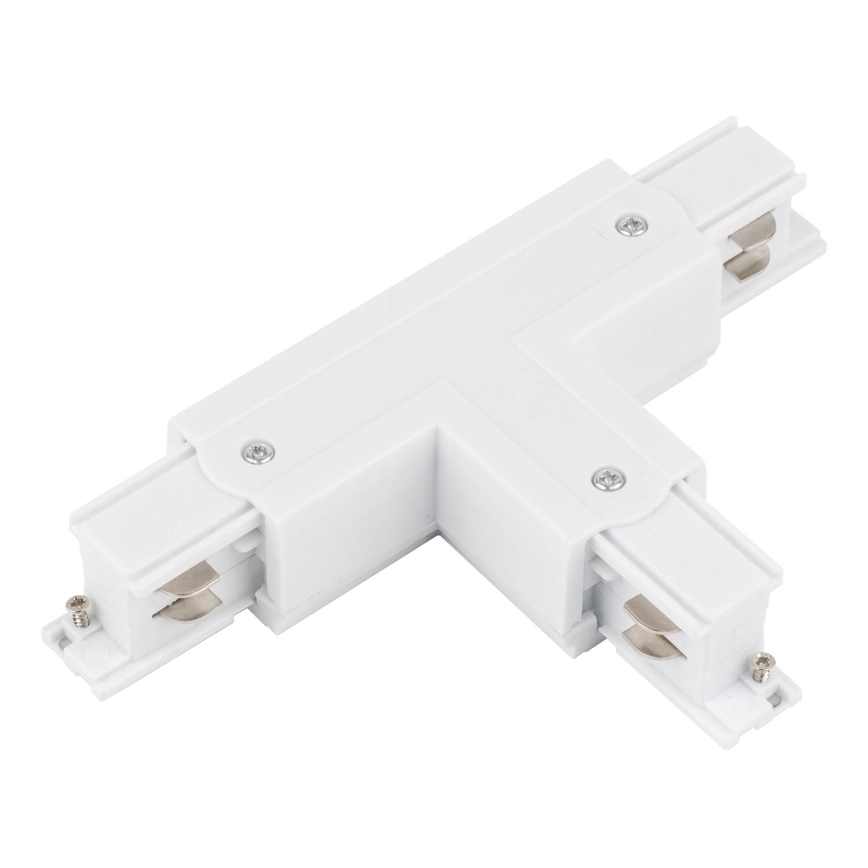 Tapa de extremo del sistema de riel trifásico TRACER T - Conector blanco