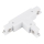 Tapa de extremo del sistema de riel trifásico TRACER T - Conector blanco