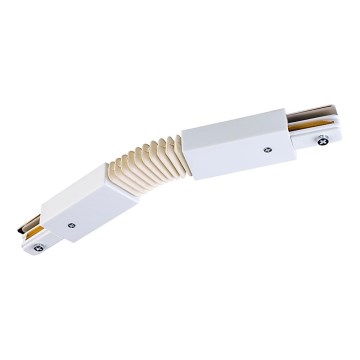 Tapa de extremo para riel monofásico TRACER flexible blanco