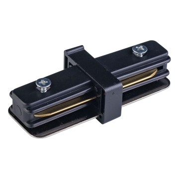 Tapa de extremo para riel monofásico TRACER recto negro