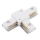 Tapa de extremo para riel monofásico TRACER T - Conector blanco