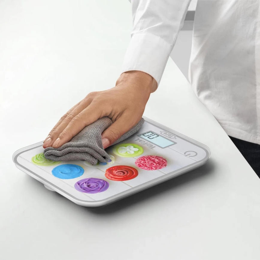 Tefal - Balanza de cocina OPTISS 2xAAA colorido