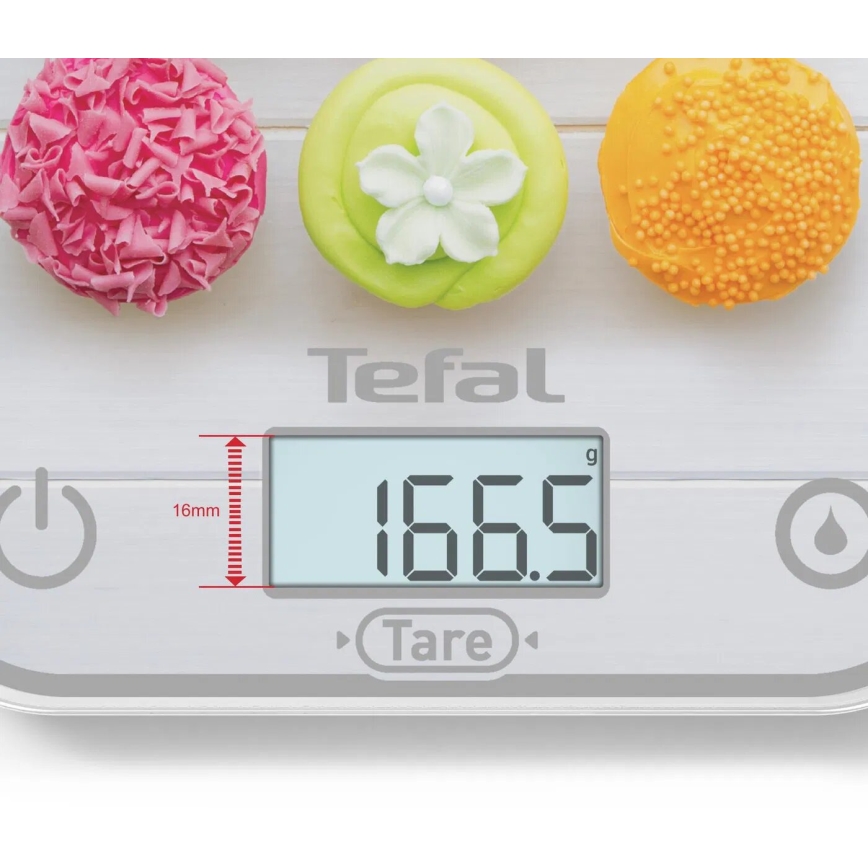 Tefal - Balanza de cocina OPTISS 2xAAA colorido