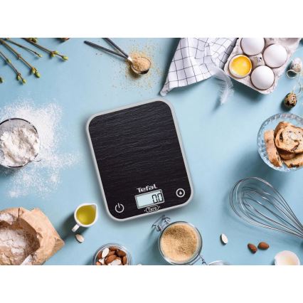 Tefal - Balanza de cocina OPTISS 2xAAA negro