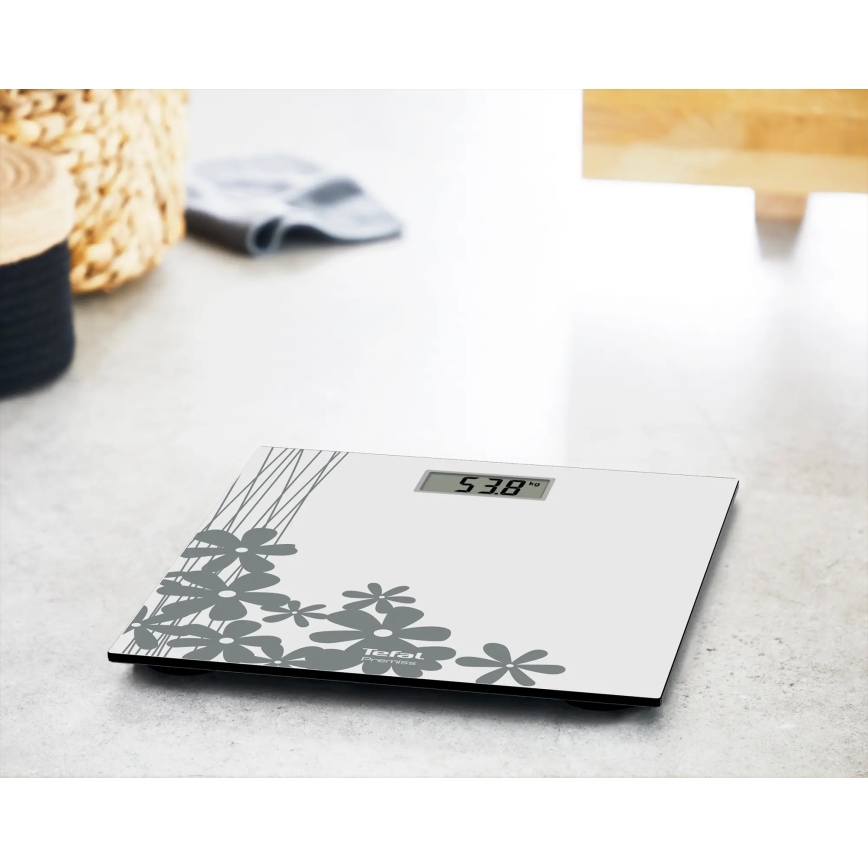 Tefal - Báscula digital personal PREMISS 1xCR2032 gris
