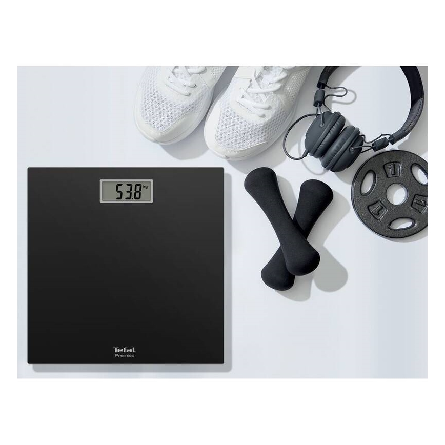 Tefal - Báscula personal PREMISS 1xCR2032 negro